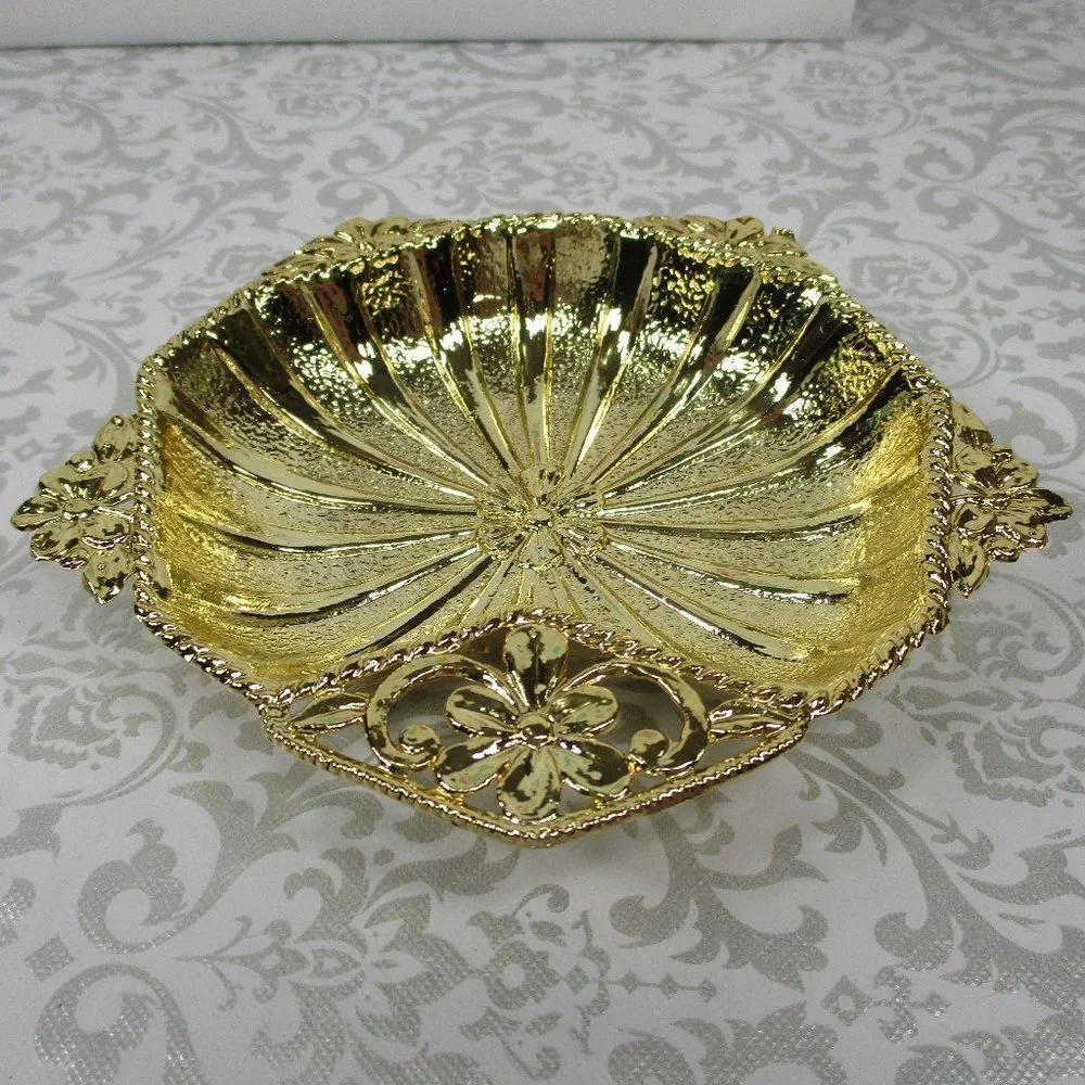 Metal GOLD Color Shell Soap Holder NIB